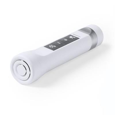 Haut-parleurs Bluetooth power bank en ABS Viserons Blanc