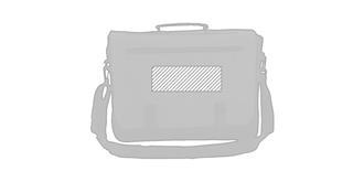 Sacoche porte-documents élégant polyester Veksey - Impression Poche