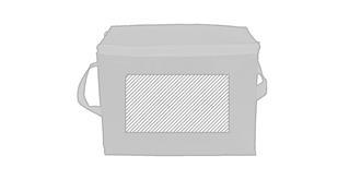 Sac à glacière isotherme en PVC/ aluminium Kalykan - Marquage Recto