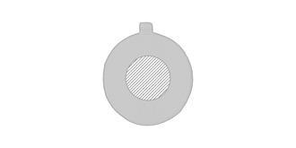 Stylo plume en laiton avec un style moderne Urbana - Impression Haut