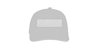 Casquette en coton avec cinq panneaux Tixy - Marquage Recto