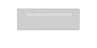 Badge avec bordure en Aluminium Vernas - Marquage Recto