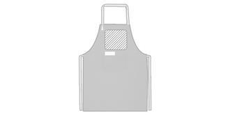 Tablier de cuisine couleur Maestro - Impression Haut