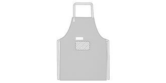 Tablier de cuisine couleur Maestro - Impression Poche