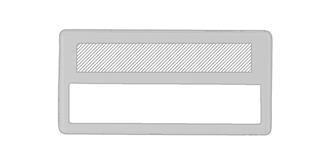 Badge en Aluminium avec fixation en épingle Upsine - Marquage Recto