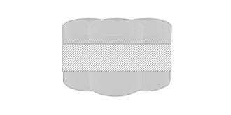 Tasse en céramique épais de 370 ml Imesry - Marquage autour