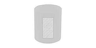 Tasse en céramique épais de 370 ml Imesry - A l'avant