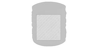 Tour de Cou en Polyester élastique Halima - Marquage Recto