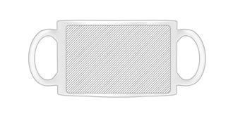 Mug 35cl en céramique sublimation Multikrom - Marquage autour