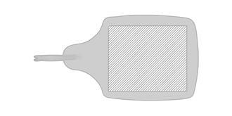 Porte-clés transparent A5 avec anneau Touron - Impression sur les deux côtés