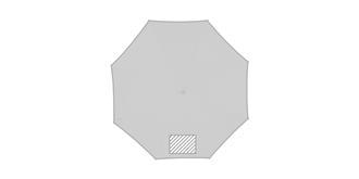 Parapluie 30" polyester au design exclusif Halox - Impression 1er pan du parapluie