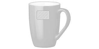 Mug 40cl en céramique pot grande taille Kopin - Marquage Recto