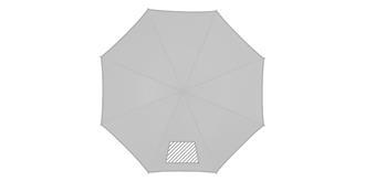 Parapluie 6 panneaux golf 30" en polyester Zekey - Impression 7ème pan du parapluie