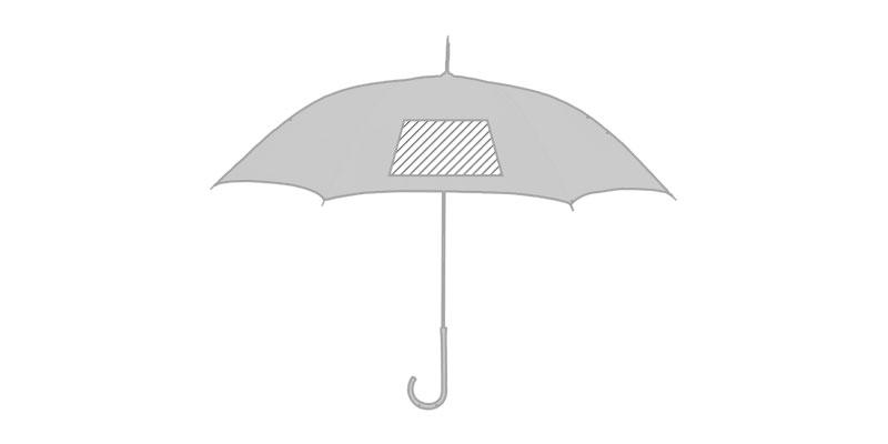 OBG.PUB - Parapluie pour enfant ouverture automatique Verso - Impression 1er pan du parapluie Parapluie pour enfant ouverture automatique Verso - Impression 1er pan du parapluie