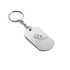 Porte-clés en métal plaque militaire Placa
