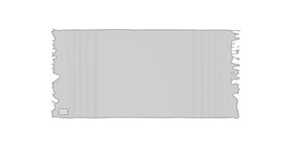 Paréo serviette doux en 100% coton Sonny - Marquage Recto