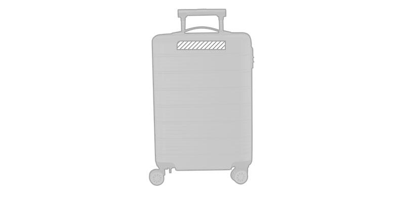 OBG.PUB - Trolley en ABS résistant aux chocs Sigmour - Marquage Verso Trolley en ABS résistant aux chocs Sigmour - Marquage Verso