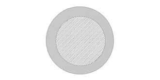 Sous-Verre en liège naturel Bramex - Marquage Recto