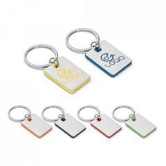 OBG.PUB - Porte-clés en métal rectangle couleur Bocadilla Porte-clés en métal rectangle couleur Bocadilla