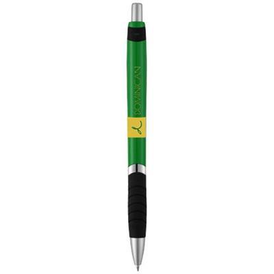 Stylo bille avec grip en caoutchouc Turbil Vert