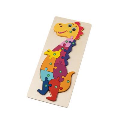Puzzle en forme de dinosaure en bois Dinos