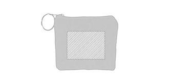 Porte Monnaie en liège avec doublure Babey - Marquage Recto