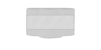 Tasse en céramique de 350 ml Kuliver - Marquage autour