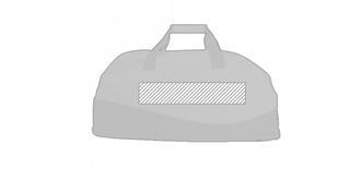 Sac de sport en 600D avec bandoulière Buchan - Marquage Verso