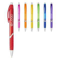 Stylo en plastique manche caoutchouté Boost