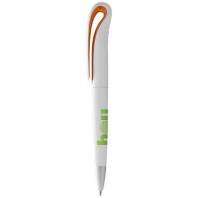 Stylo à bille avec mécanisme twist en ABS Swians Orange