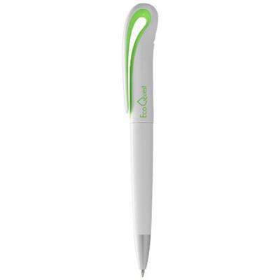 Stylo à bille avec mécanisme twist en ABS Swians Vert