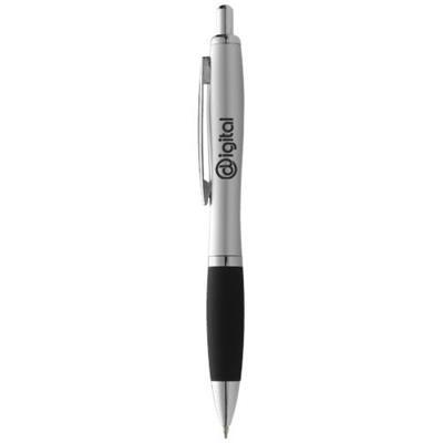 OBG.PUB - Stylo bille avec grip doux Mandrat Argent Stylo bille avec grip doux Mandrat Argent