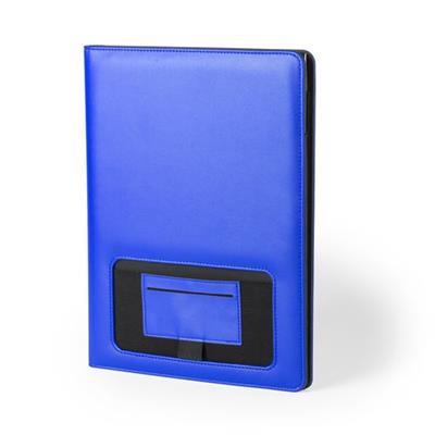 OBG.PUB - Porte-documents couverture en similicuir Meryon Bleu Porte-documents couverture en similicuir Meryon Bleu