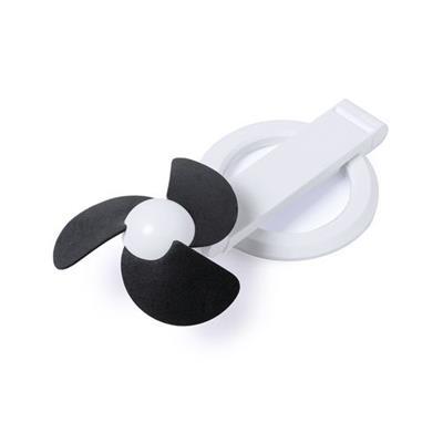 Ventilateur plastique pliant rechargeable Lorace Noir