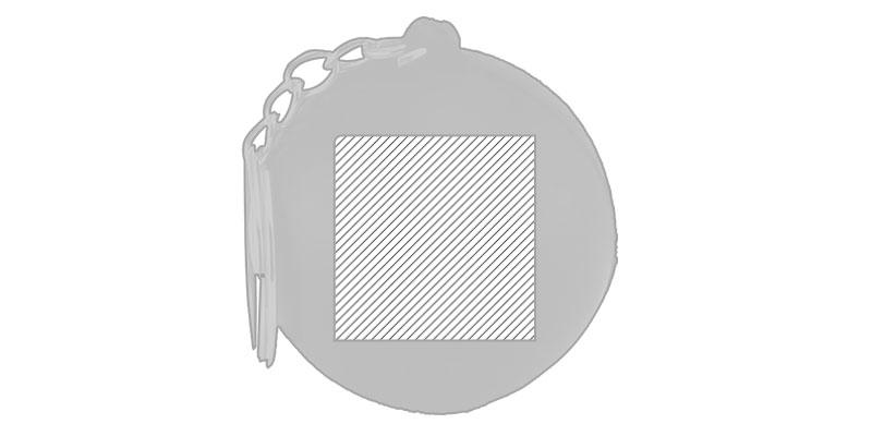 OBG.PUB - Porte-clés original avec boule antistress Laryeo - A l'avant Porte-clés original avec boule antistress Laryeo - A l'avant