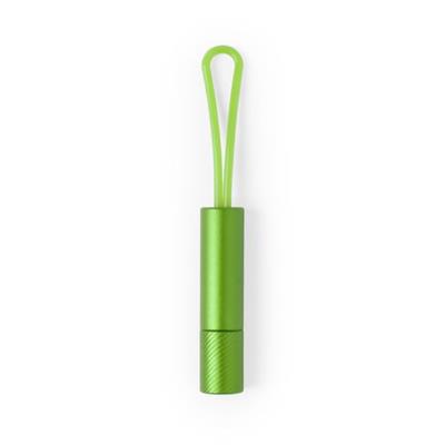 Lampe de poche en aluminium Kingley Vert
