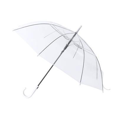 OBG.PUB - Parapluie transparent à 8 panneaux Fantua Blanc Parapluie transparent à 8 panneaux Fantua Blanc