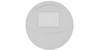 Baume à lèvres forme arrondie arôme vanille Epsona - Marquage Recto