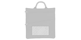 Porte-documents avec poignées renforcées Kanille - Marquage Recto