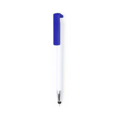OBG.PUB - Stylo bicolore avec support en plastique Spunk Bleu Stylo bicolore avec support en plastique Spunk Bleu
