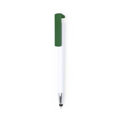 OBG.PUB - Stylo bicolore avec support en plastique Spunk Vert Stylo bicolore avec support en plastique Spunk Vert