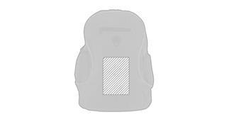 Sac à dos en polyester ultra-résistant Hyrmus - Marquage Recto