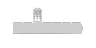 Pilulier hebdomadaire plastique translucide Luca - Impression Haut