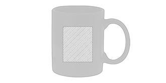 Tasse de 370 ml en céramique Dariole - Marquage Recto