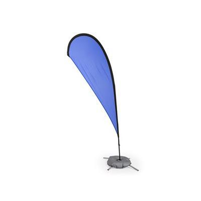 OBG.PUB - Support Drapeau polyester résistant Roldis Bleu Support Drapeau polyester résistant Roldis Bleu