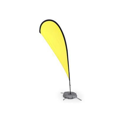 OBG.PUB - Support Drapeau polyester résistant Roldis Jaune Support Drapeau polyester résistant Roldis Jaune
