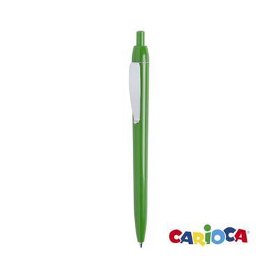 Stylo à bille rétractable en plastique Glasoury Vert