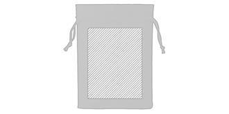 Sac étui en polyester avec cordons Aacrok - Marquage Recto