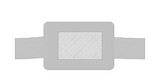 Bandelette lunettes attache sécuritaire Baliano - Marquage Recto