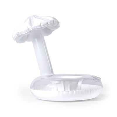 Support gonflable pour boisson en PVC Rediel Blanc